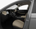Hyundai Sonata US-spec con interior y motor 2022 Modelo 3D seats