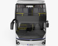 Hyundai Elec City Double Decker Bus mit Innenraum 2024 3D-Modell Vorderansicht
