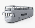 Hyundai Elec City Double Decker Bus mit Innenraum 2024 3D-Modell clay render