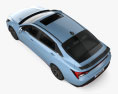 Hyundai Elantra N US-spec 2022 Modello 3D vista dall'alto