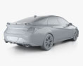 Hyundai Elantra N US-spec 2022 3D 모델 