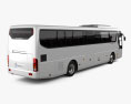 Hyundai Universe Xpress Noble Bus インテリアと 2010 3Dモデル 後ろ姿