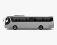 Hyundai Universe Xpress Noble Bus mit Innenraum 2010 3D-Modell Seitenansicht