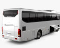 Hyundai Universe Xpress Noble Bus с детальным интерьером 2010 3D модель