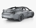 Hyundai Elantra N US-spec з детальним інтер'єром 2022 3D модель