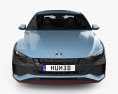 Hyundai Elantra N US-spec with HQ interior 2022 3d model front view
