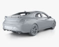 Hyundai Elantra N US-spec 인테리어 가 있는 2022 3D 모델 