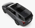 Hyundai Palisade 2024 3D 모델  top view