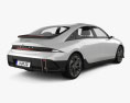 Hyundai Ioniq 6 2024 3D模型 后视图