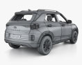 Hyundai Venue Turbo з детальним інтер'єром 2024 3D модель