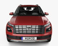 Hyundai Venue Turbo з детальним інтер'єром 2024 3D модель front view