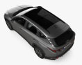 Hyundai Tucson LWB 带内饰 2021 3D模型 顶视图