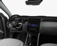 Hyundai Tucson LWB 带内饰 2021 3D模型 dashboard