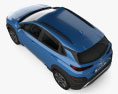 Hyundai Kona Limited US-spec 2022 3D-Modell Draufsicht