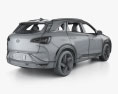 Hyundai Nexo с детальным интерьером 2022 3D модель