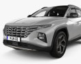 Hyundai Tucson SWB гібрид з детальним інтер'єром 2024 3D модель