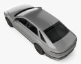 Hyundai Grandeur 2024 Modello 3D vista dall'alto