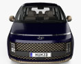 Hyundai Staria Premium mit Innenraum 2024 3D-Modell Vorderansicht