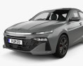 Hyundai Verna Turbo 2023 3D模型