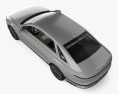 Hyundai Grandeur 带内饰 2023 3D模型 顶视图