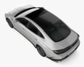 Hyundai Sonata 2023 3D模型 顶视图