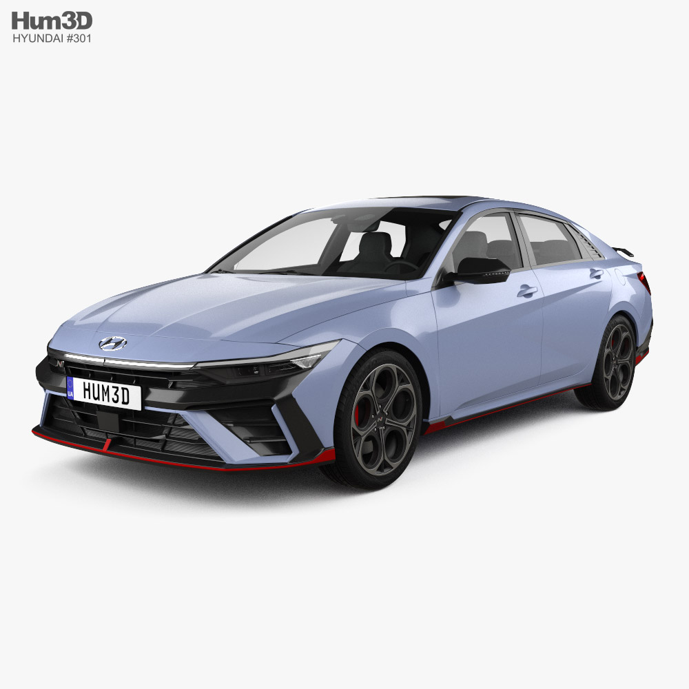 Hyundai Elantra N 2023 3Dモデル