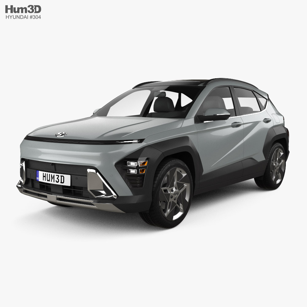 Hyundai Kona Limited US-spec 2023 3D model