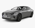 Hyundai Azera 2022 3D模型