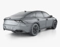 Hyundai Azera 2022 3D 모델 