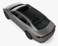 Hyundai Azera 2022 3D模型 顶视图
