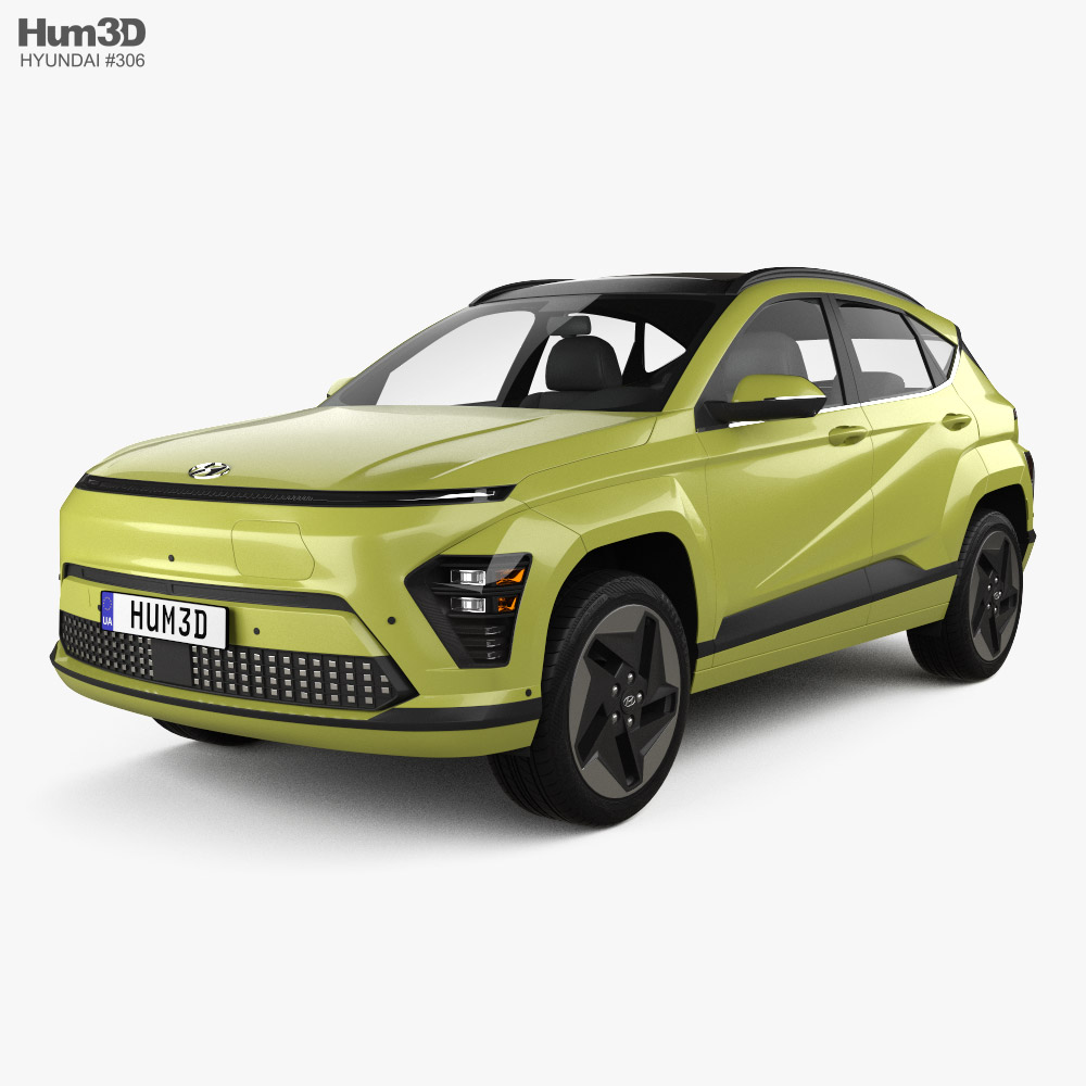 Hyundai Kona Electric US-spec 2024 3Dモデル