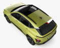 Hyundai Kona Electric US-spec 2024 3D-Modell Draufsicht