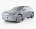 Hyundai Ioniq 5 Crab Walk prototype 2024 3D 모델  clay render