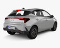 Hyundai HB20 2023 3D модель back view