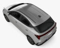 Hyundai HB20 2023 3D模型 顶视图