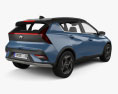 Hyundai Bayon 2024 3D-Modell Rückansicht