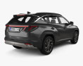 Hyundai Tucson LWB 2023 Modelo 3D vista trasera