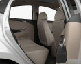 Hyundai Accent セダン インテリアと とエンジン 2012 3Dモデル