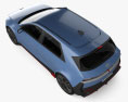 Hyundai Ioniq 5 N з детальним інтер'єром 2024 3D модель top view