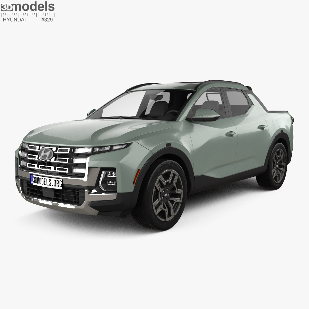 Hyundai Santa Cruz Limited 2024 3D模型