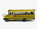 IC BE School Bus 2012 3d model side view