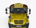 IC BE School Bus 2012 3d model front view