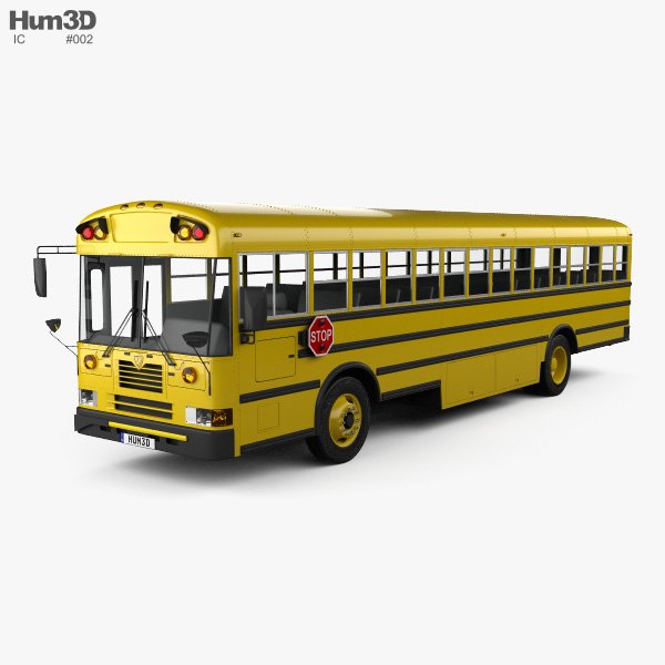 IC FE Scuolabus 2006 Modello 3D