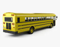IC RE School Bus 2008 3d model back view