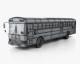 IC RE School Bus 2008 3d model wire render