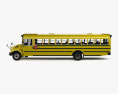 IC CE School Bus 2019 3d model side view