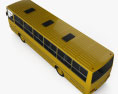 Ikarus 260-01 버스 1981 3D 모델  top view