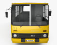 Ikarus 260-01 버스 1981 3D 모델  front view