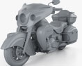 Indian Roadmaster 2015 3d model clay render