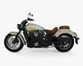 Indian Scout 2018 3d model side view